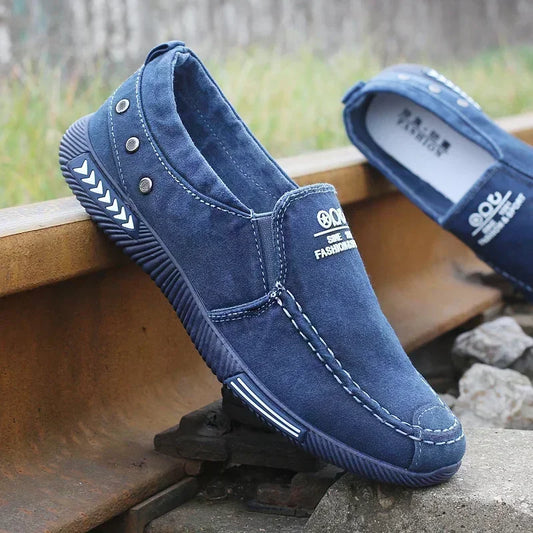 Men’s Denim Canvas Loafers