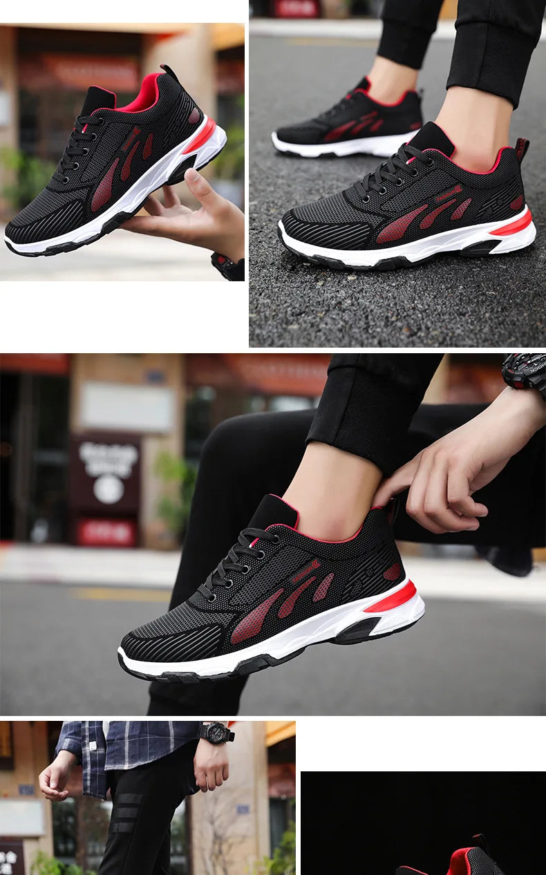 Men’s Breathable Running Sneakers – Durable & Stylish