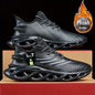 Men's Knit Breathable Lace-Up Running Shoes